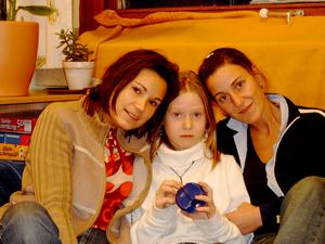 Esther, Natalie und ich